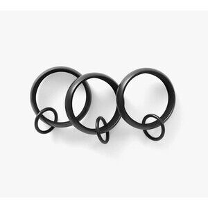 Pottery Barn Quiet-Glide Double Round Curtain Rings, 1.25” Antique Bronze